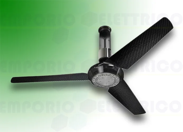 vortice ceiling fan nordik air design 140-17 trasparent 61030