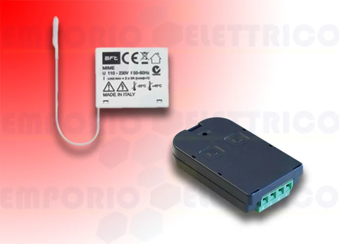 bft indoor 2-channel receiver 433 mhz mime ac tx kit 2611781 r400007
