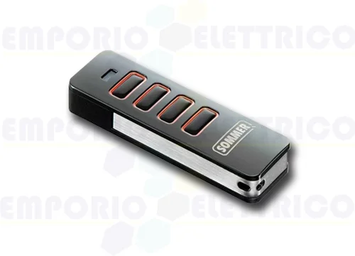 sommer black 4-channel remote control pearl 4018v000
