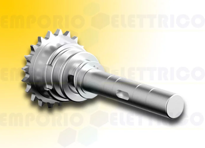 fadini 1/2’ z20 simple pinion with shaft and bearing 2056l