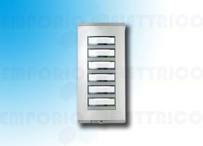 came bpt light grey 6-button pushbutton panel hep/306 gh 60099300