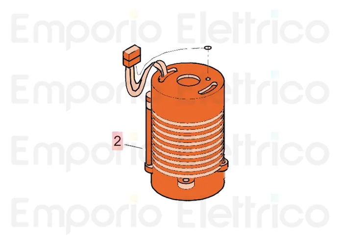 faac spare part motor 220v 6 p.monof.c/t.120° 7704075