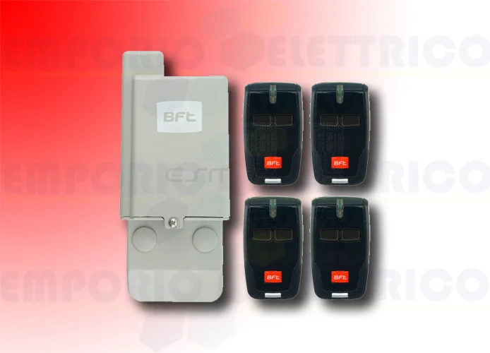 bft receiver kit and 4 radio remote controls 4 mitto kit 2611368 p111772