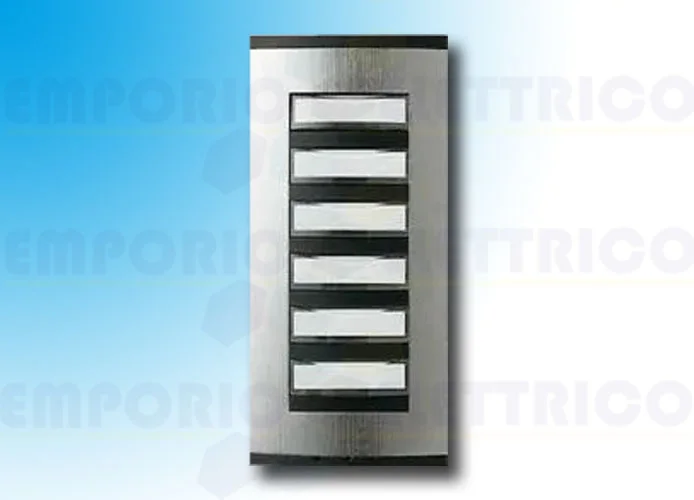 came bpt thangram series recessed push-button panel hpp/6 st 60090300