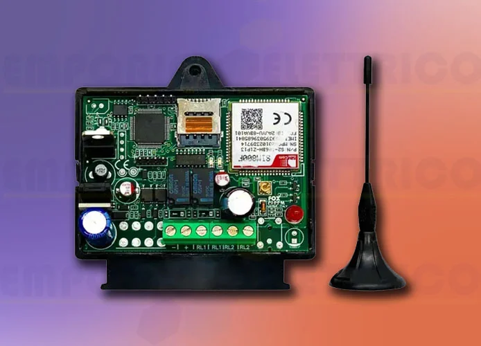 vds 2-channel gate opening gsm module with antenna gsm-c 1434/2