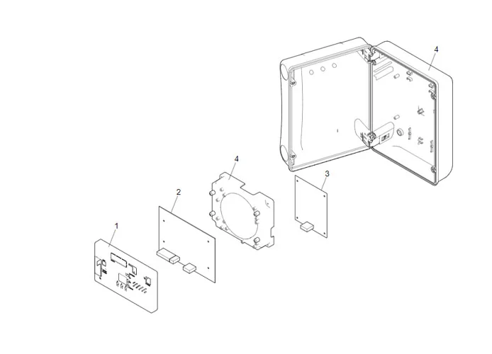 faac spare parts page for e124s