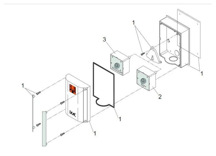 faac spare parts page for photobeam