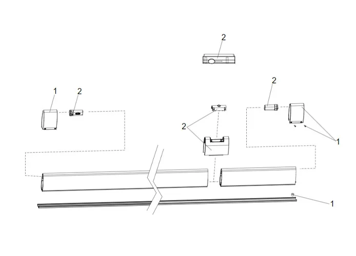 faac spare parts page for mse110w