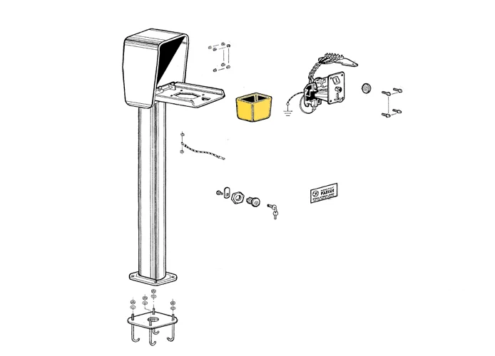 fadini spare part token collection box geco 9 20332