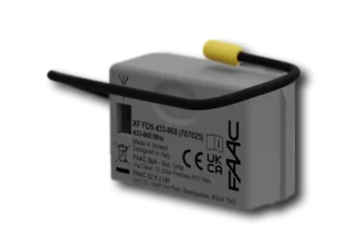 faac radio receiver fds 433 - 868 mhz xf fds 787025