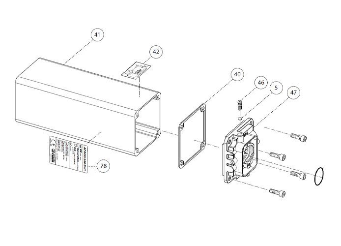 fadini spare part oil tank for aproli 280 batt 28041