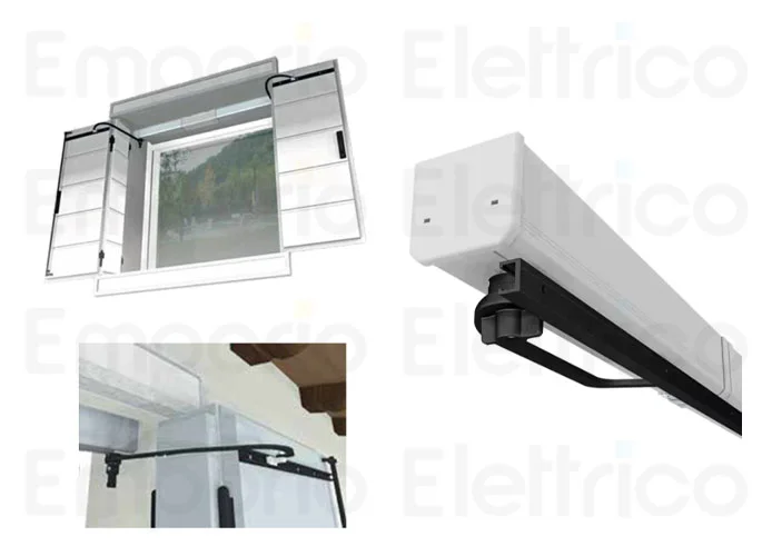 came automation kit left door 2 articulated panels 24v voilà 001uv06 uv06