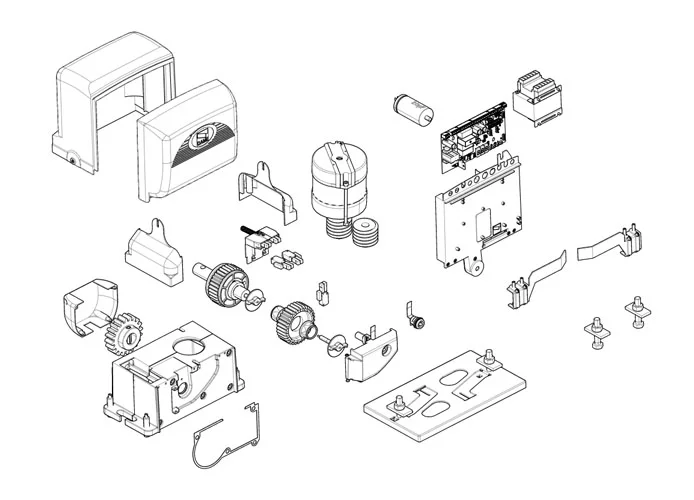 came motor spare parts page 001bx-68 bx-68 