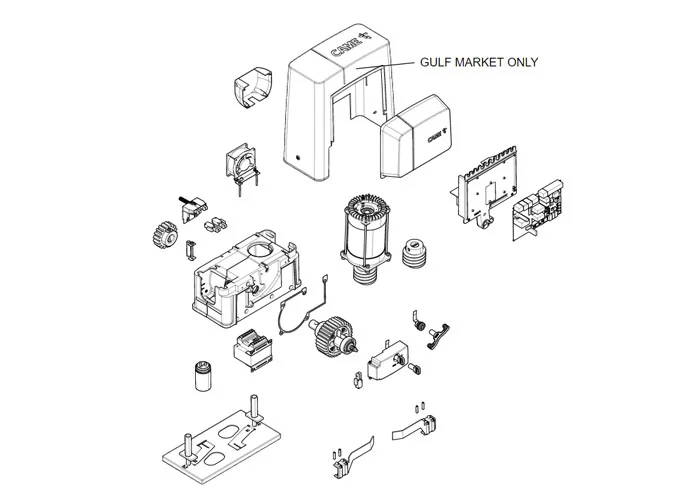 came motor spare parts page bks08als
