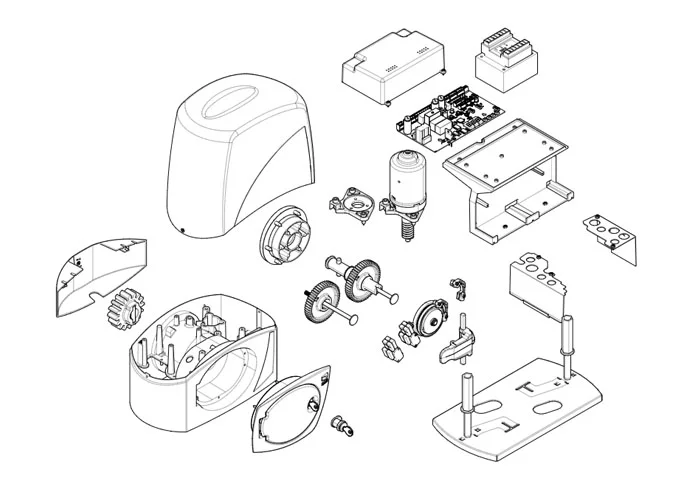 came motor spare parts page 001bx-243v bx-243v