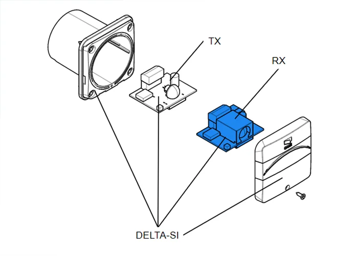 came spare part electronic board rx delta-si 119rir390