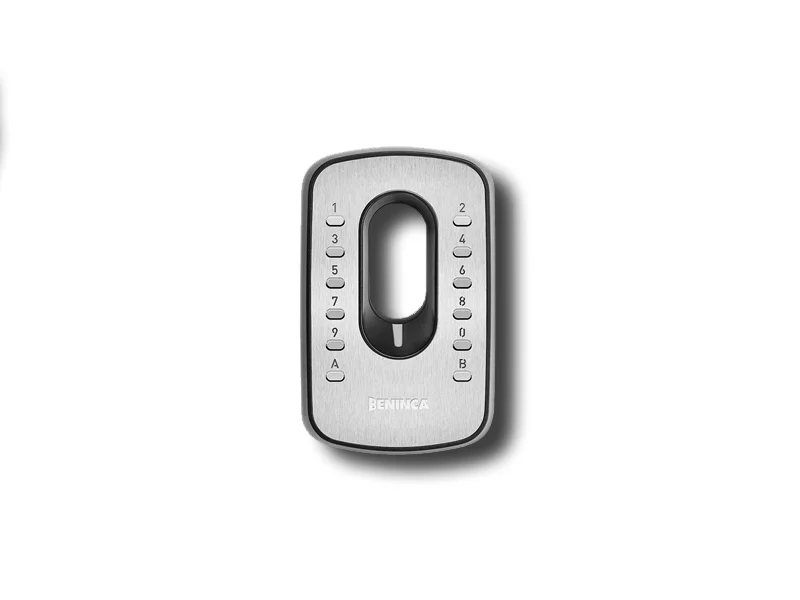 beninca wireless inox digital keypad triple coding ip54 iri.kpad inox 976002413