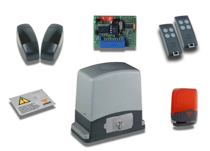 cardin kit for sliding gates with leaf weight 600kg 230v kt-slevo600