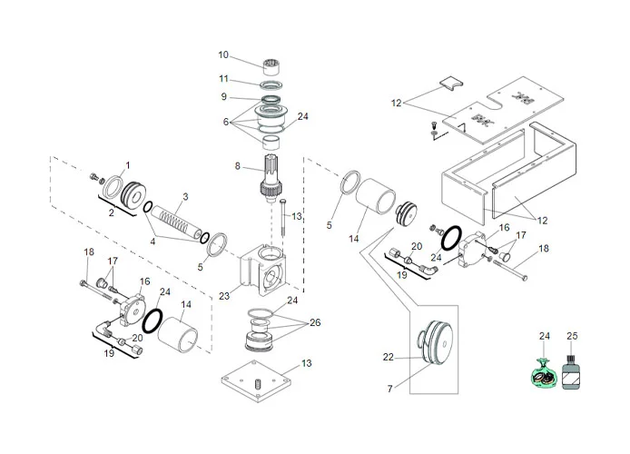 faac jack motor spare parts page 750 100°
