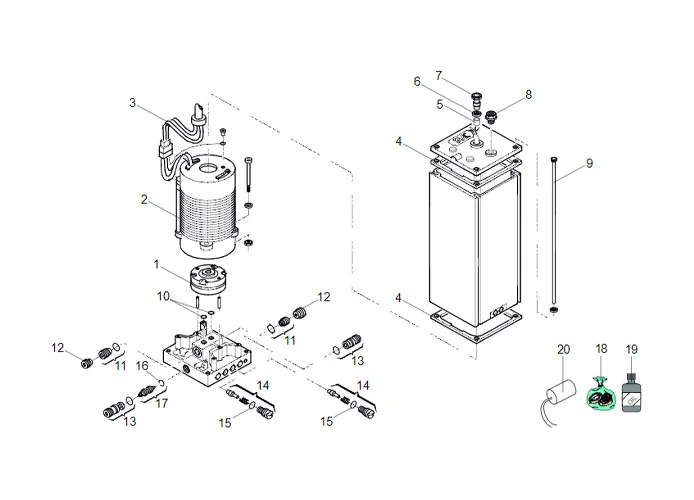 faac hydraulic control unit spare parts page 760 sbs