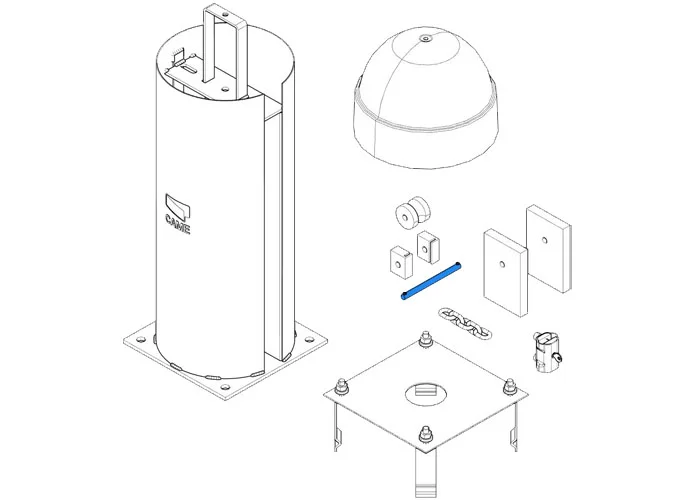 came spare part counterweight shaft cat-i 119rix020