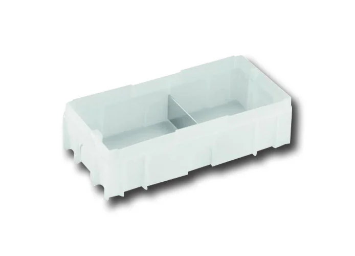 came bpt light grey recessed box targha series hti 60099600