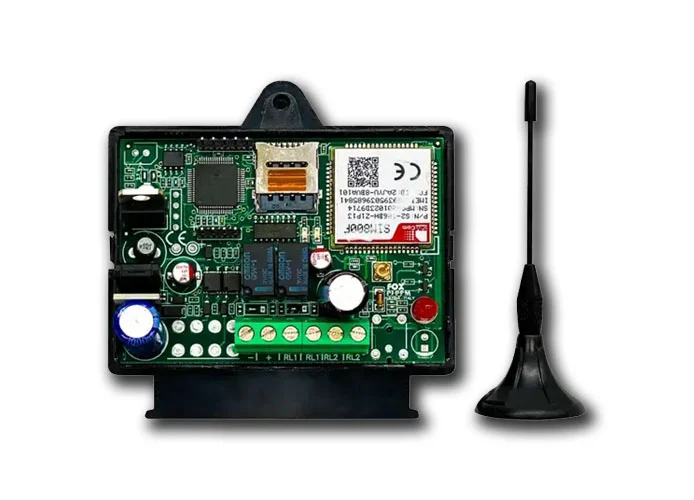 vds 2-channel gate opening gsm module with antenna gsm-c 1434/2
