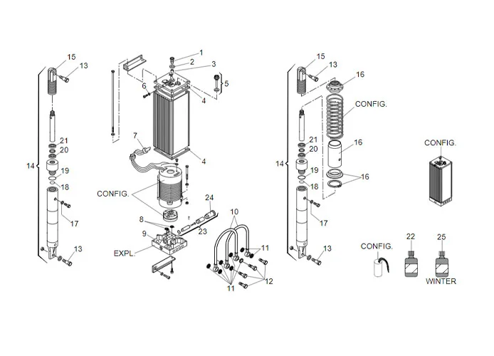 faac spare parts page for barriers 620 rapid