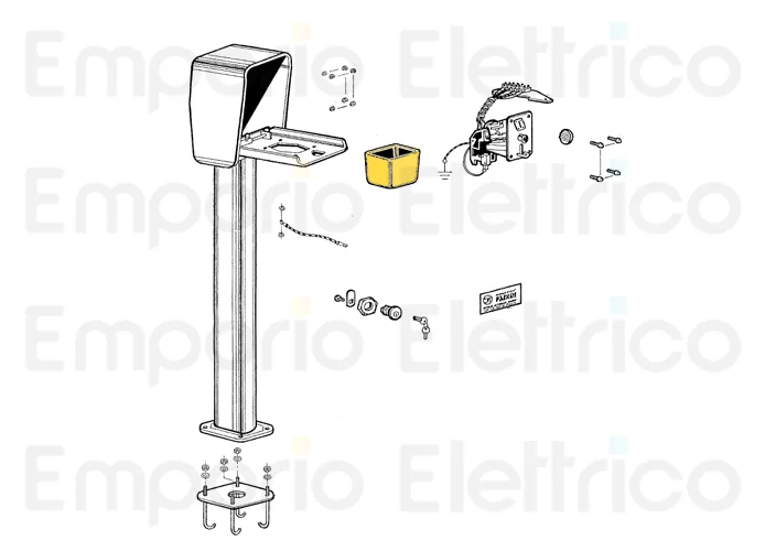 fadini spare part token collection box geco 9 20332