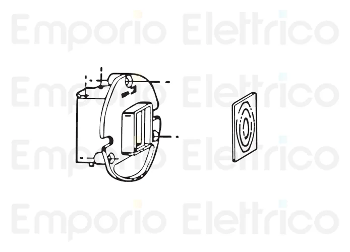 fadini spare part projector board enclosure for difo 33 3307