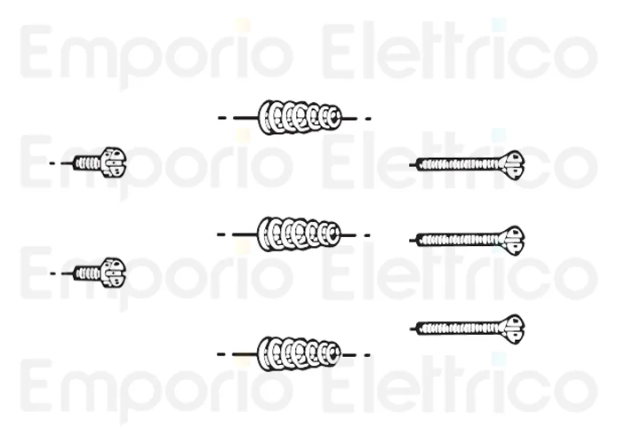 fadini spare part set of screws and springs for photocells for difo 33 33016