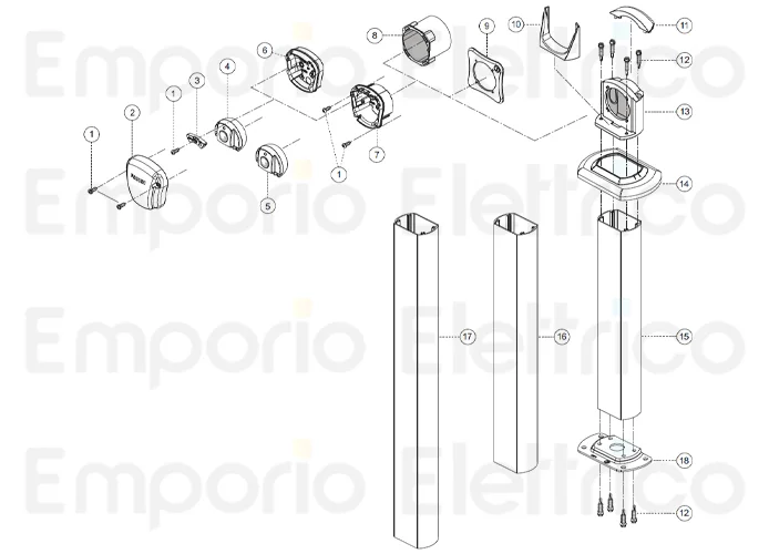 fadini page spare parts for fit 55