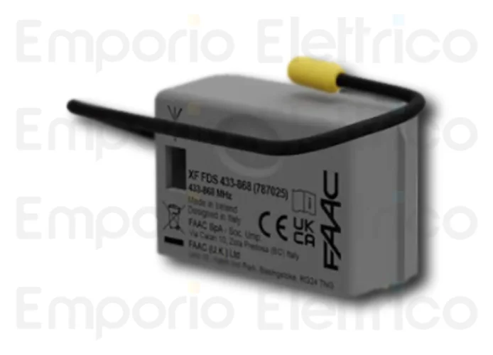 faac radio receiver fds 433 - 868 mhz xf fds 787025