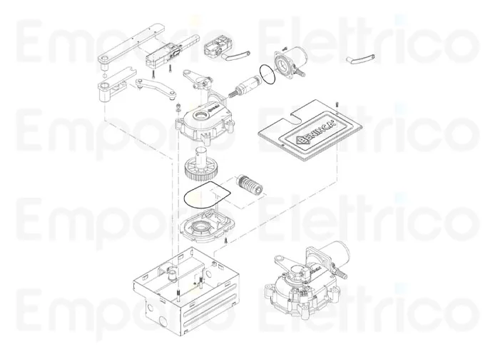 beninca spare part release lever 9686583