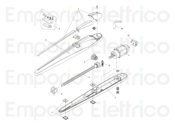 beninca ricambio encoder per bob21me/30me per bob21mae-115 9686701