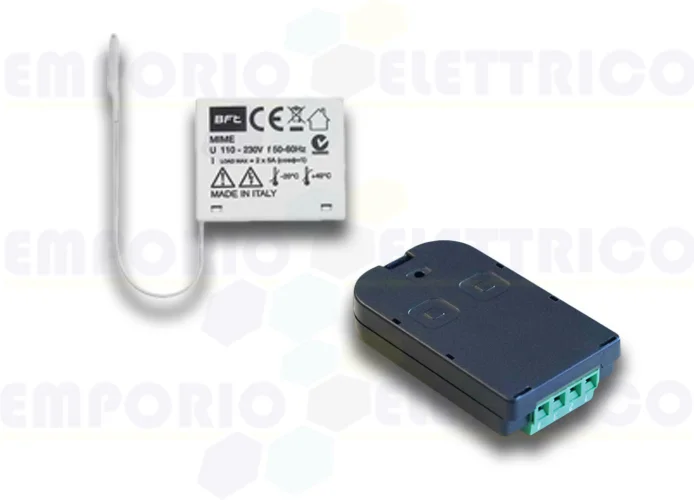 bft indoor 2-channel receiver 433 mhz mime ac tx kit 2611781 r400007