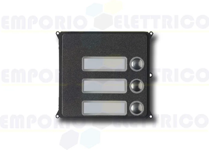 came bpt zamak front panel 3-button call module mtmf3pvr 60020670