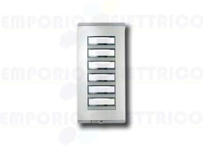 came bpt light grey 6-button pushbutton panel hep/306 gh 60099300
