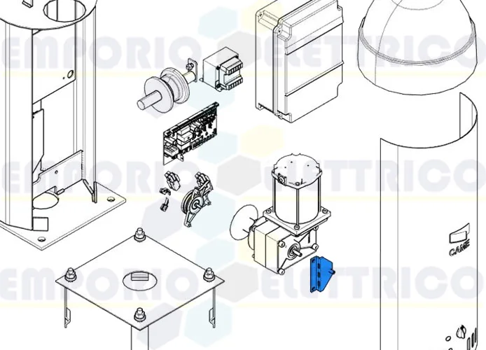 came spare part support bracket for release cat-x 119rix010