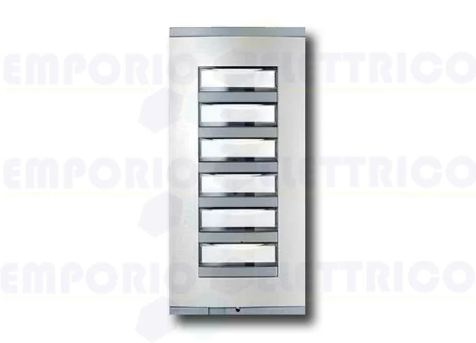 came bpt thangra series recessed push-button panel hpp/6 gh 60101500