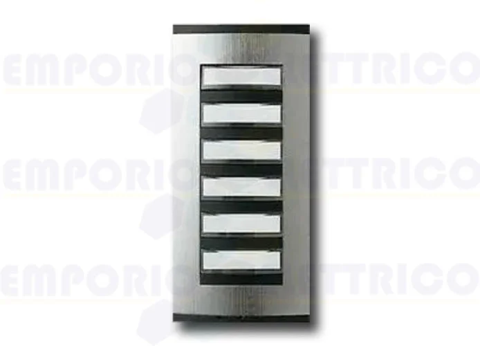 came bpt thangram series recessed push-button panel hpp/6 st 60090300