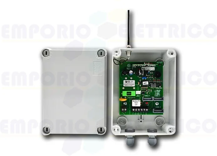 vds 4-channel outdoor receiver 433mhz rolling code 230v smr220c4 e001