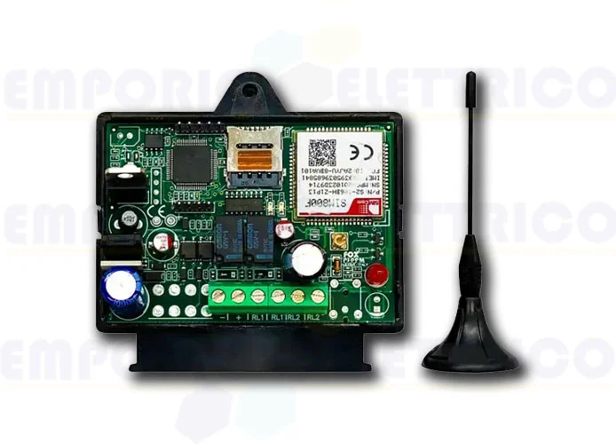 vds 2-channel gate opening gsm module with antenna gsm-c 1434/2